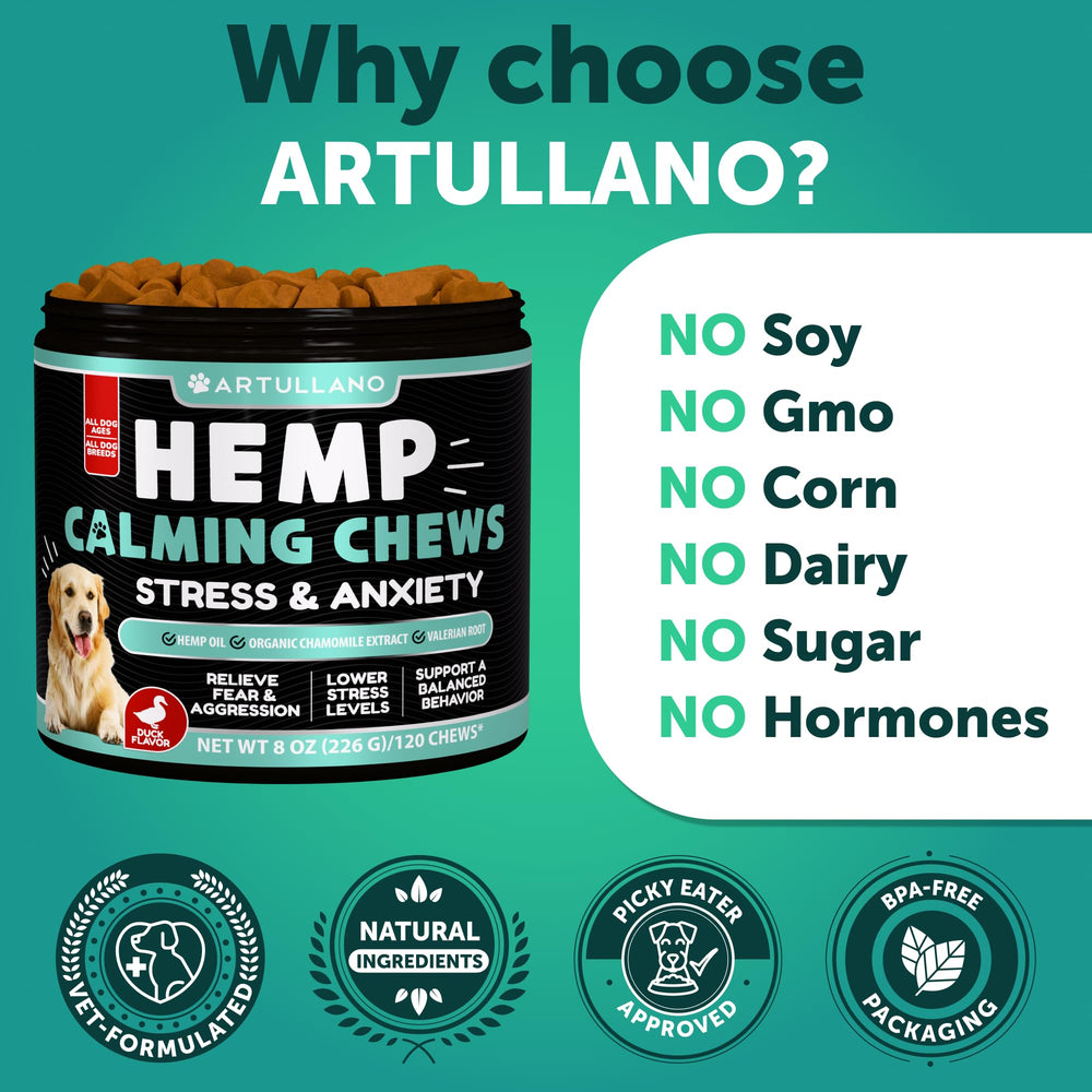 Artullano packaging highlights natural ingredients and trusted quality.