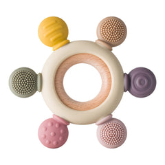 Arudyo silicone rudder teether for safe chewing and easy grasp