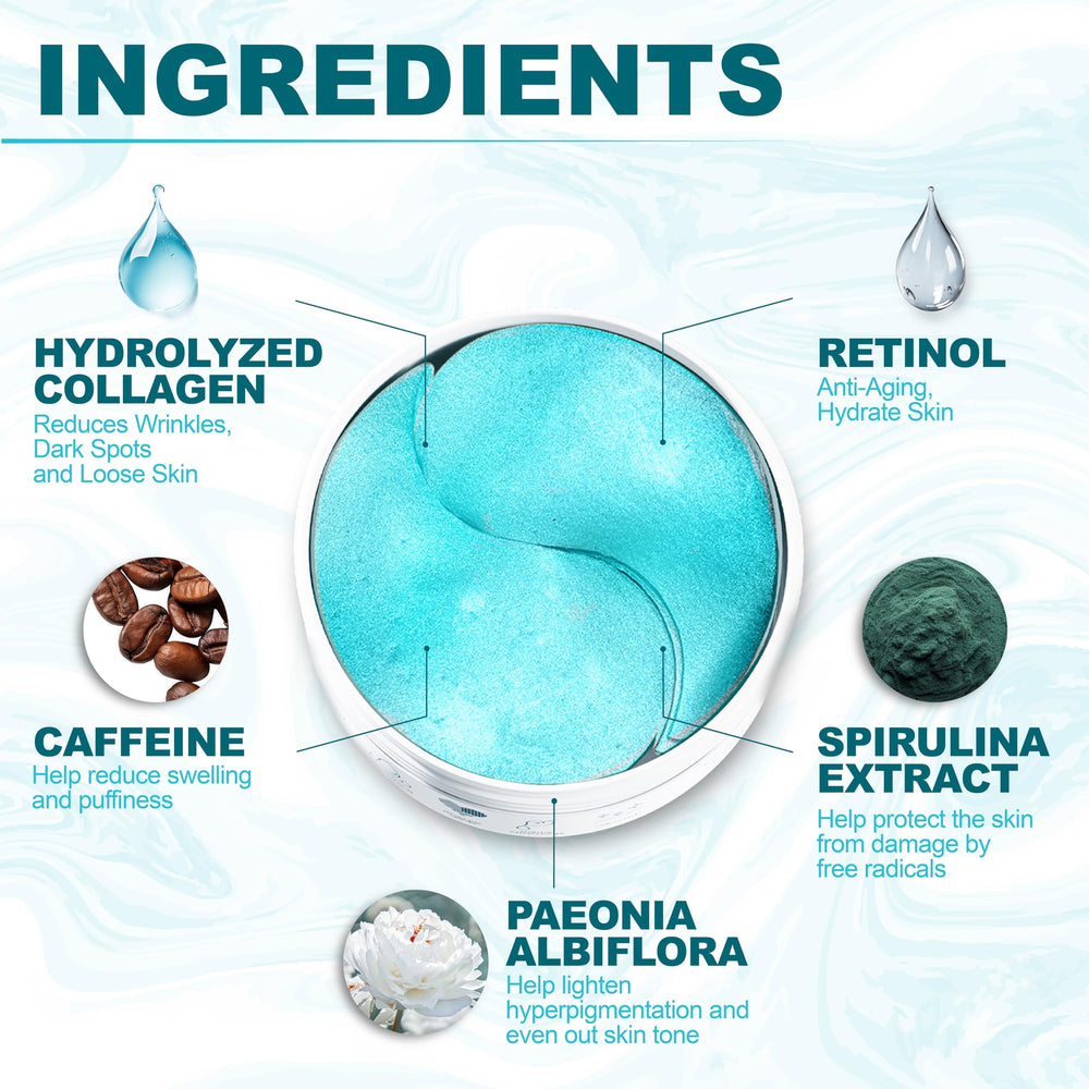 Arvesa retinol collagen eye mask for smoother, luminous under-eye area.