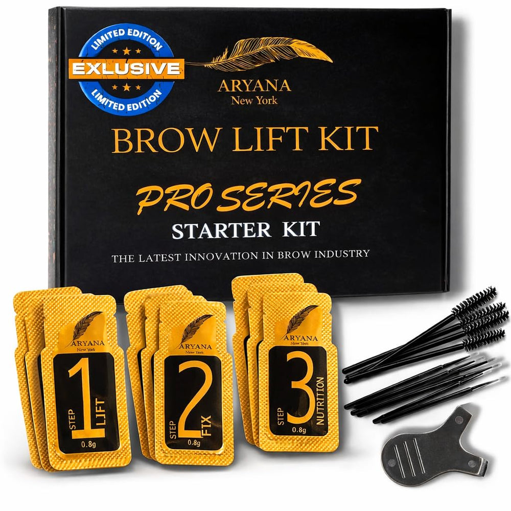 Aryana New York Brow Lamination Kit packaging presents a professional starter set for salons and homes.