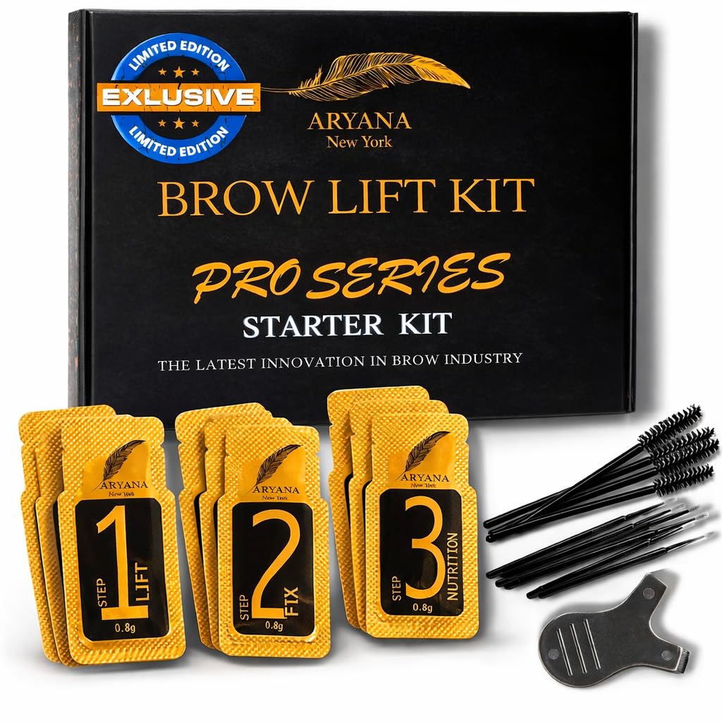 Aryana New York Brow Lamination Kit packaging presents a professional starter set for salons and homes.