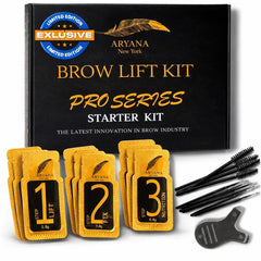 Aryana New York Brow Lamination Kit packaging presents a professional starter set for salons and homes.