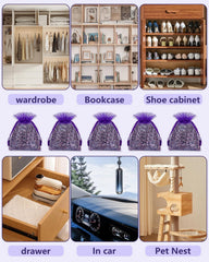Aryiten lavender sachet in wardrobe helps protect fabrics from moisture and pests.