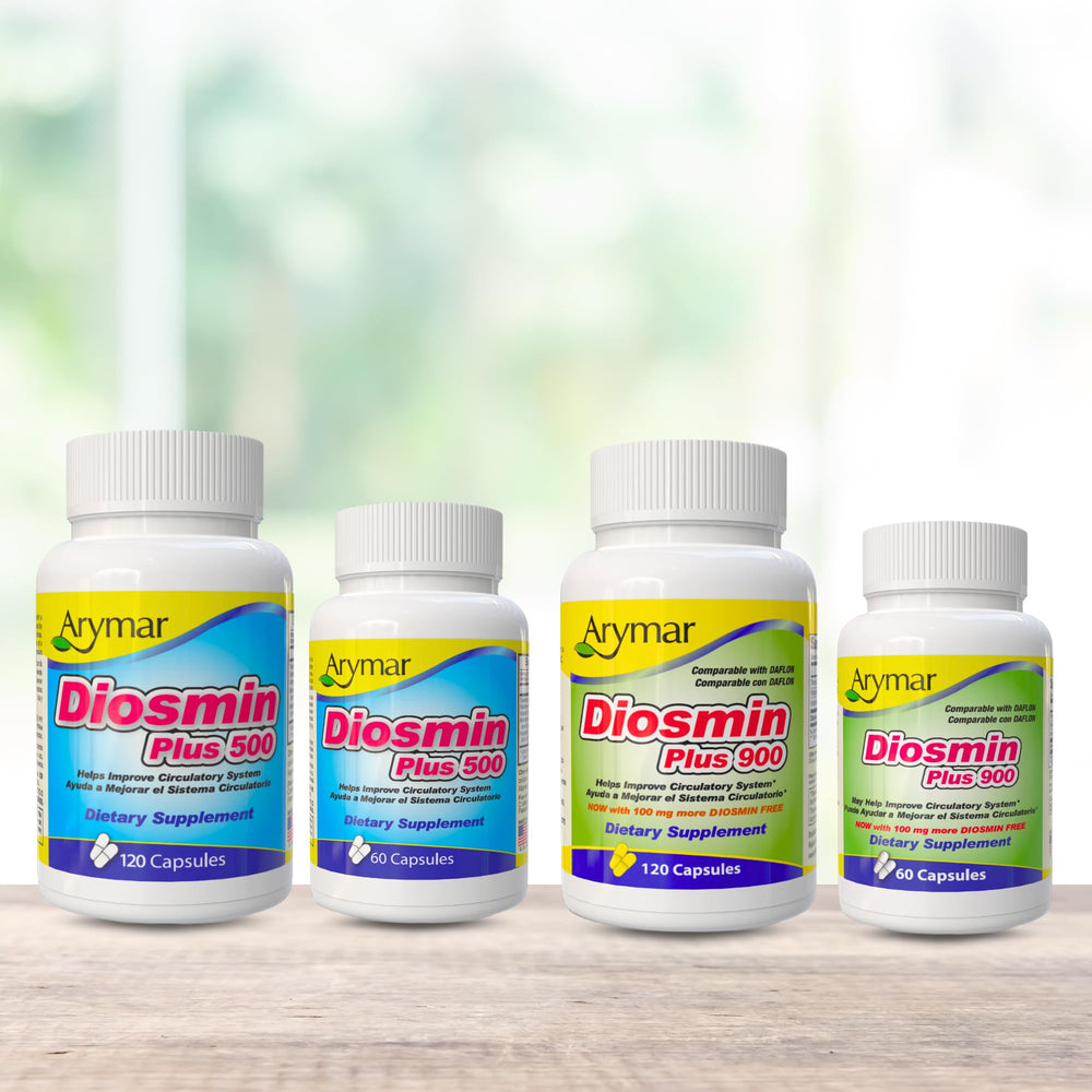 Premium ingredients highlighted in Arymar Diosmin Plus 500.