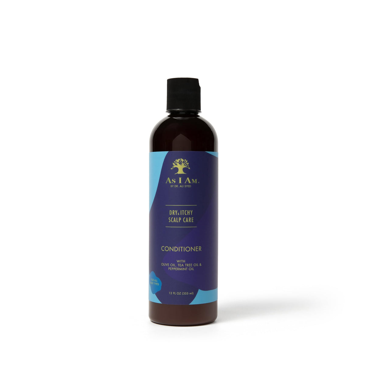 As I Am Dry & Itchy Scalp Care Conditioner bottle promotes scalp nourishment.