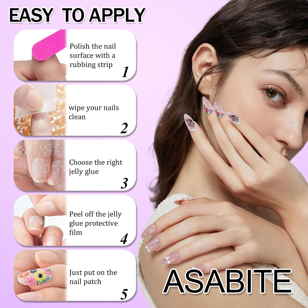ASABITE versatile nails suitable for weddings, vacations, and daily wear