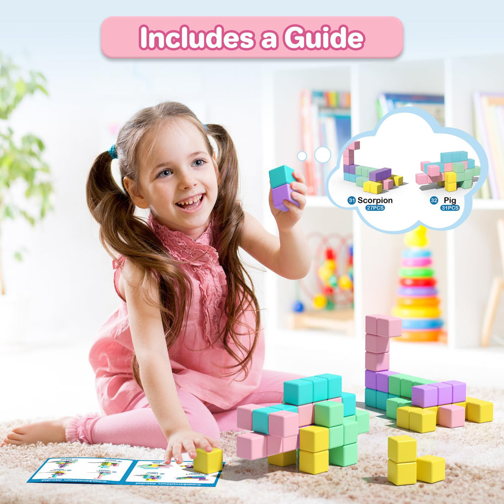 Asago magnetic blocks idea booklet inspiring new construction ideas