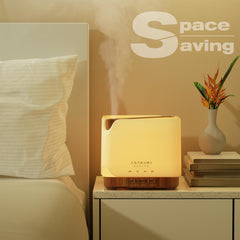 ASAKUKI diffuser with auto shut-off for safe, unattended operation.
