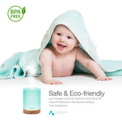 ASAKUKI diffuser for babies and pets with gentle mist
