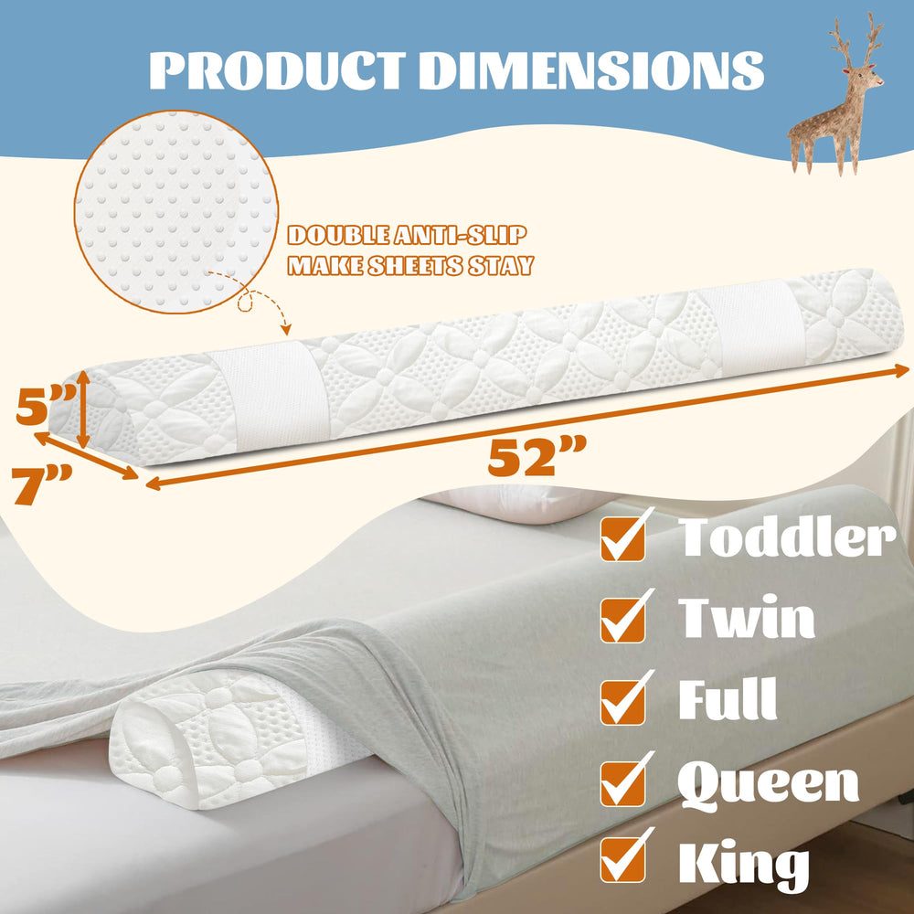 Asatdd bed rail universal fit for twin to king beds