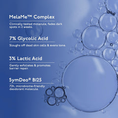 Product packaging and display of Asaya Even Tone Mist