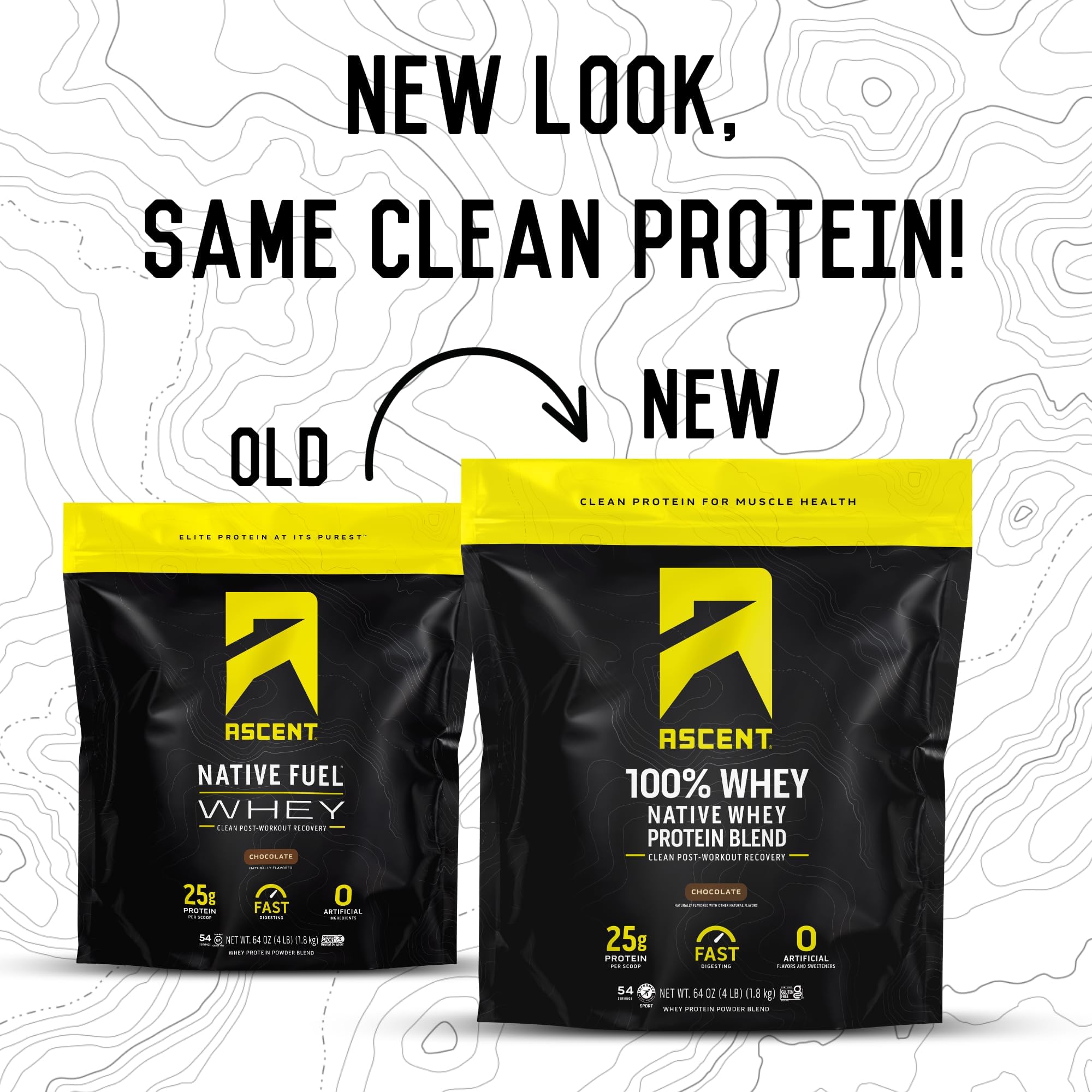 Ascent 100% Whey Scoop shows convenient serving size for quick shakes