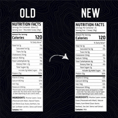 Ascent Casein powder gluten-free badge emphasizes allergen-friendly protein.