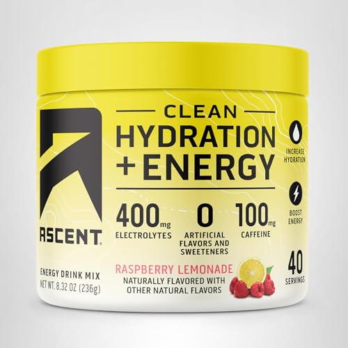 Ascent Raspberry Lemonade post-workout refresh emphasizes replenishment and recovery