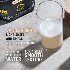 Gluten-free label on Ascent whey protein packaging.