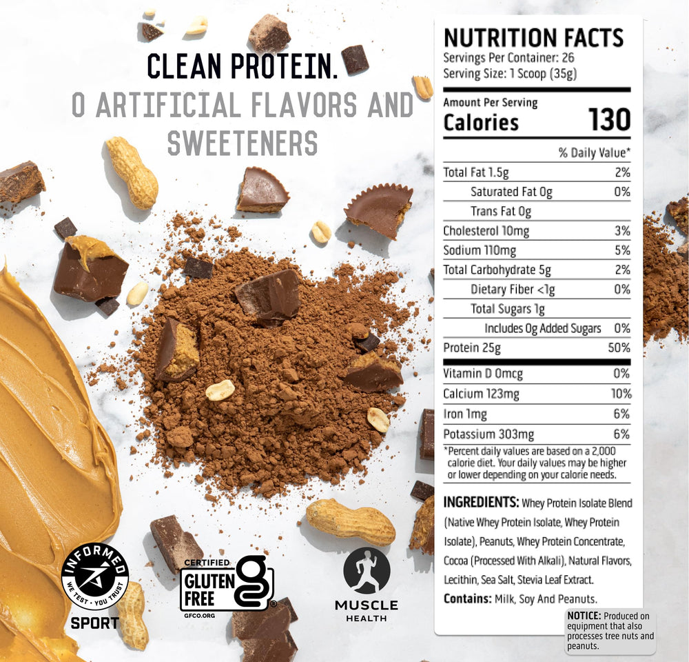 Ascent whey protein mixing bottle ready for on-the-go shake.