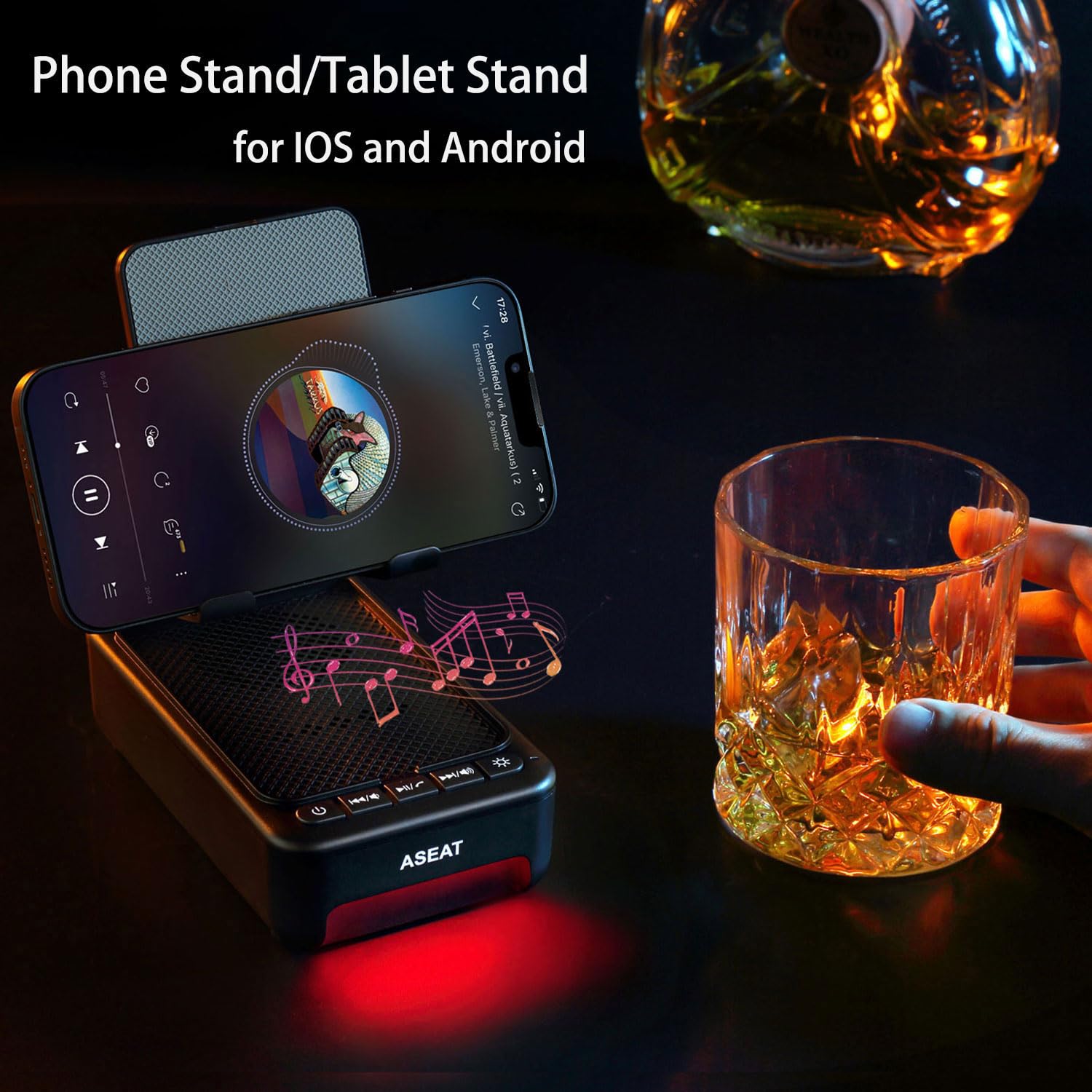 ASEAT universal compatibility with iPhone, Samsung, and tablets