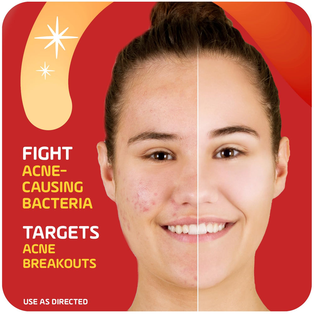 Asepxia dab-on application targeting a blemish on skin