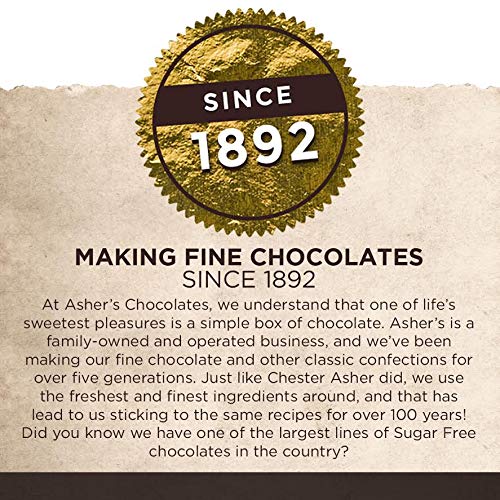 Asher's Chocolates gift-basket presentation invites celebration and sharing.