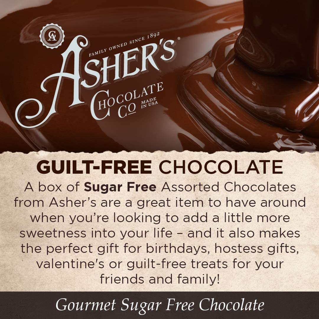 Asher's Sugar Free gift-ready box, perfect for celebrations.