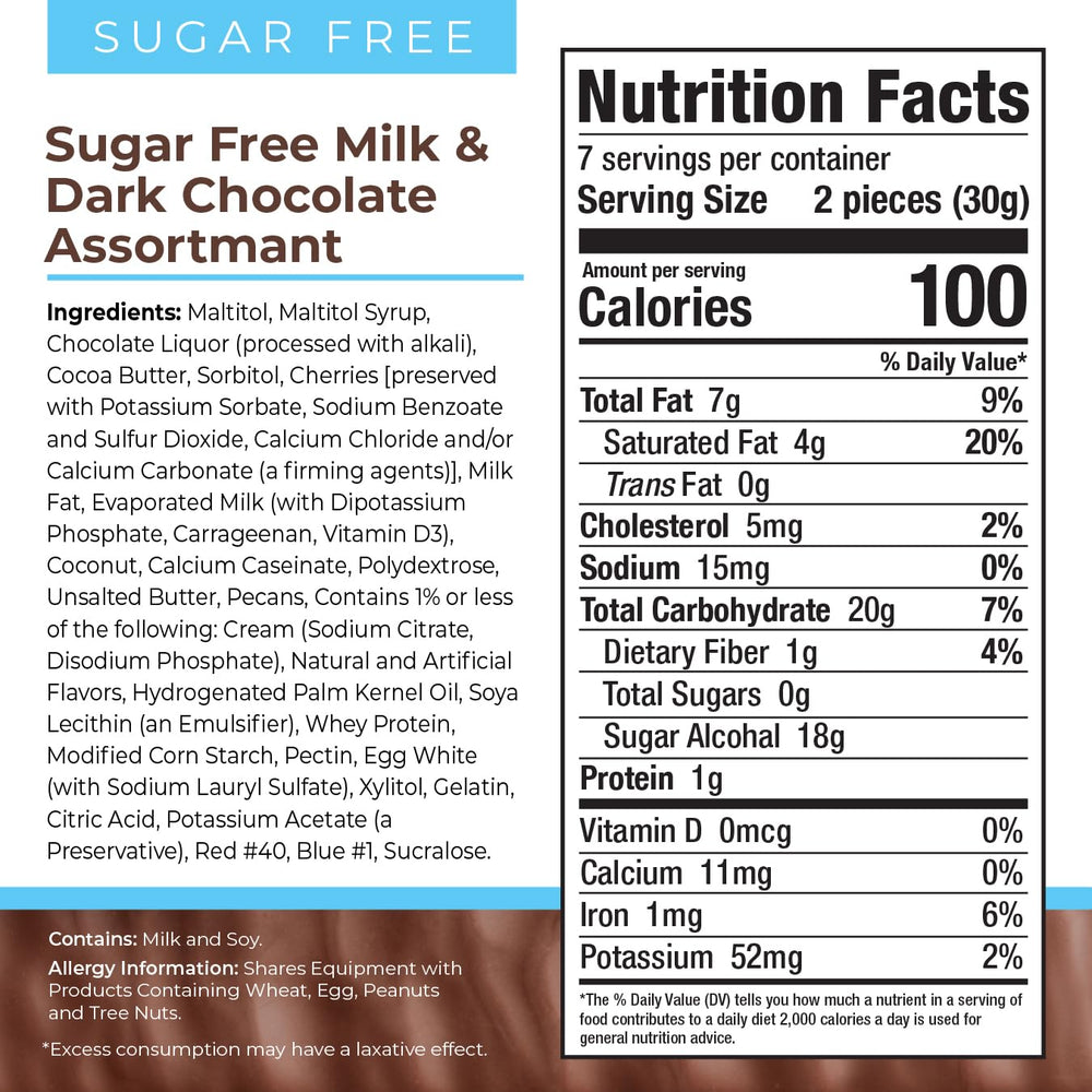Asher's Sugar Free Milk Chocolate piece close-up, creamy texture for mindful indulgence.