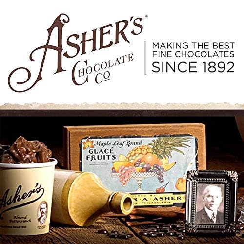 Asher's Sugar Free chocolates, kosher-certified for sharing.