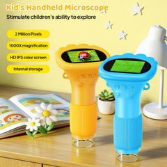 Ashfly Kids Microscope portable pocket design ready for outdoor science fun