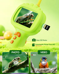 Ashfly snake camera with 1 m cable reaching into grass and gaps