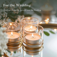 Ashlux smokeless tea lights demonstrate clean ambiance for indoor use.