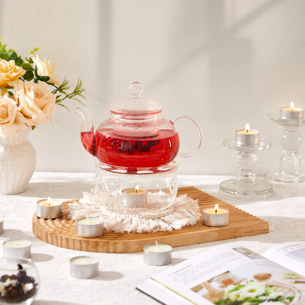 Ashlux tea lights with safe-use notes for responsible use and pet-friendly spaces.