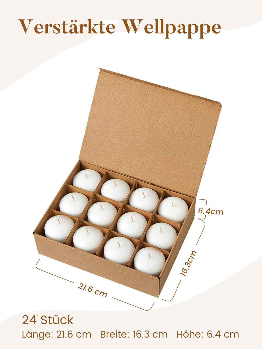 Ashlux 24-pack provides versatile centerpiece options for celebrations.