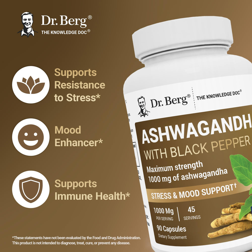 Ashwagandha root powder image accentuates 600 mg content.