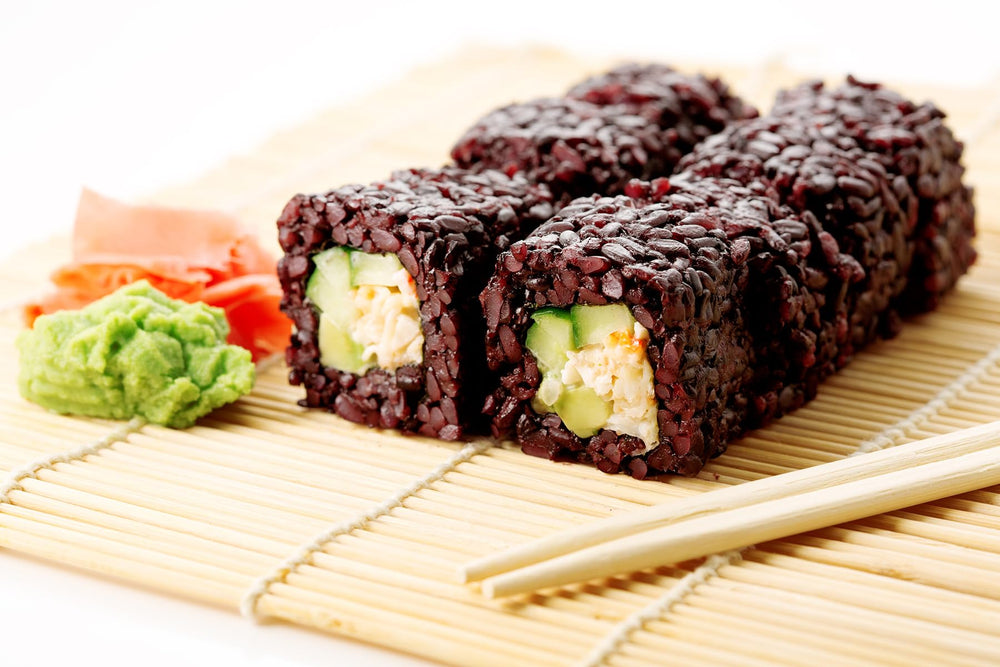 Asian Best Riceberry Rice nutrition-rich grains add texture and color to bowls.