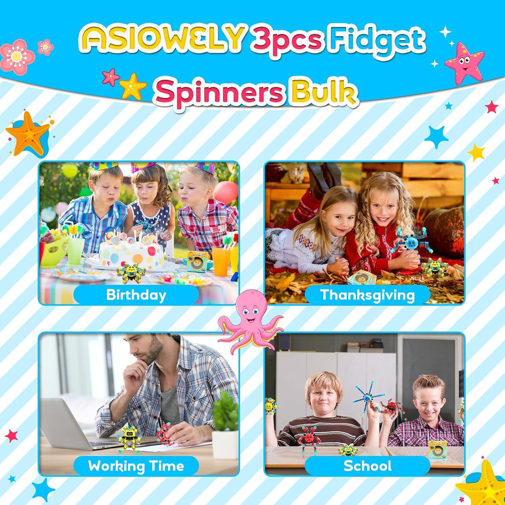 ASIOWELY spinner serves as a compact phone stand for hands-free viewing.