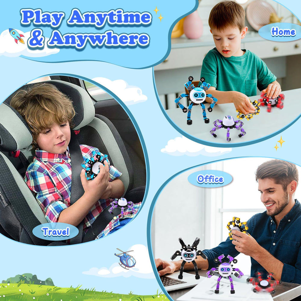 ASIOWELY portable fidget spinner ideal for travel and on-the-go calm
