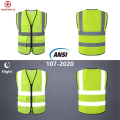 ASIPHITU vest pockets layout with five compartments for tools.