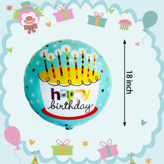 ASIYUHY Happy Birthday foil balloons pattern 02, perfect for photo backdrops