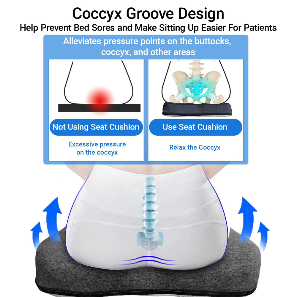 Asktree cushion displays cooling gel surface for cool comfort