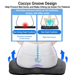 Asktree cushion displays cooling gel surface for cool comfort