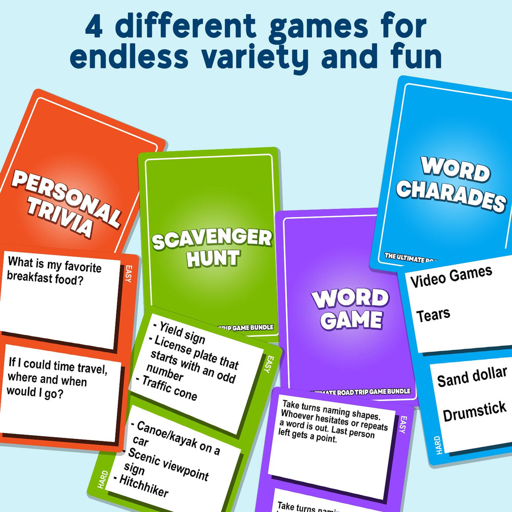 ASM GAMES kids 6+ playing word game, sparking imagination on the road.