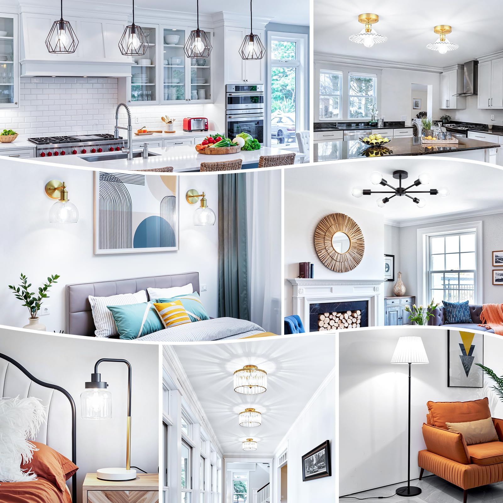 ASOMST 360-degree beam-angle LED filament bulb for wide room illumination.