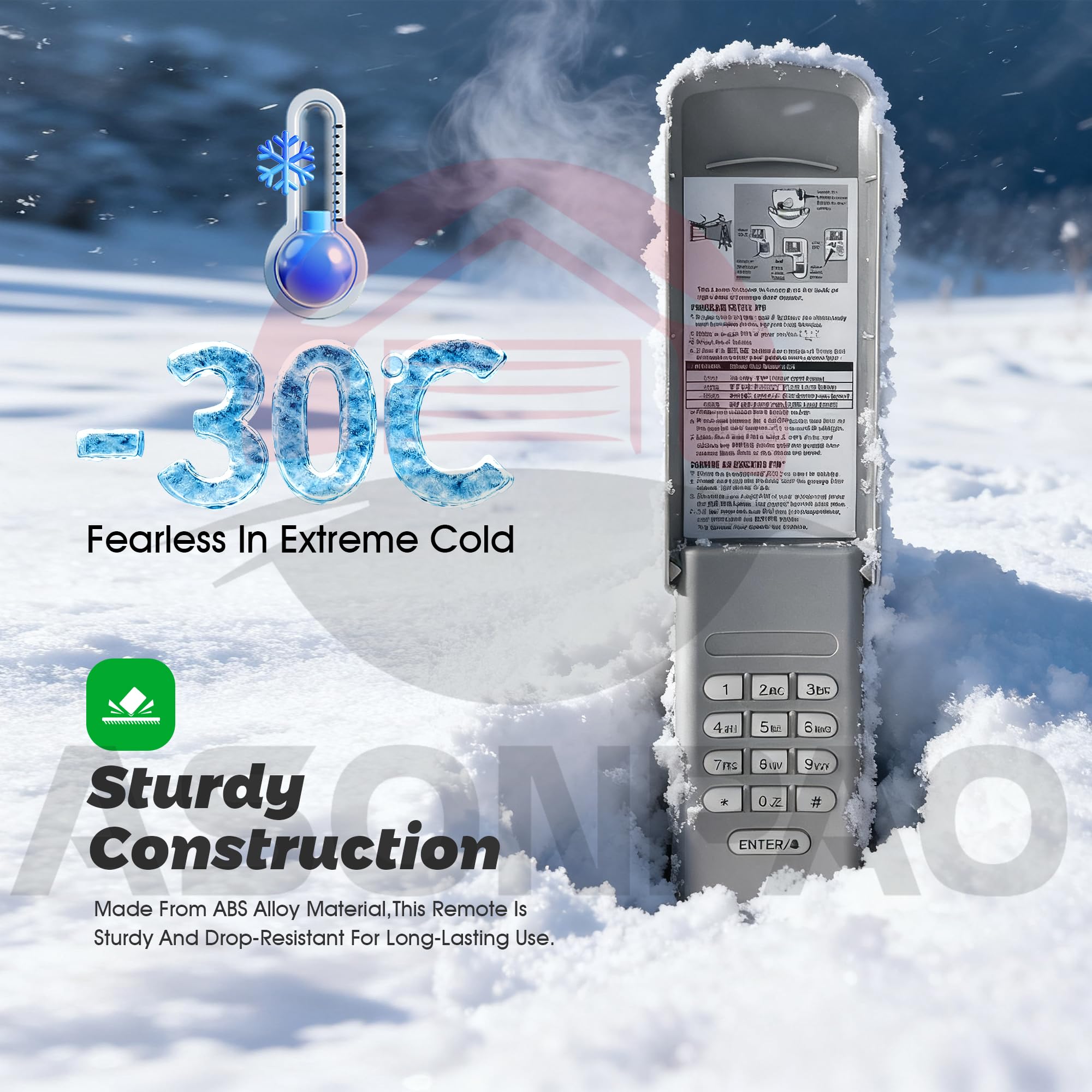 ASONPAO keypad temporary PIN enables guest access without sharing codes