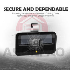 ASONPAO remote on car sun visor for quick access