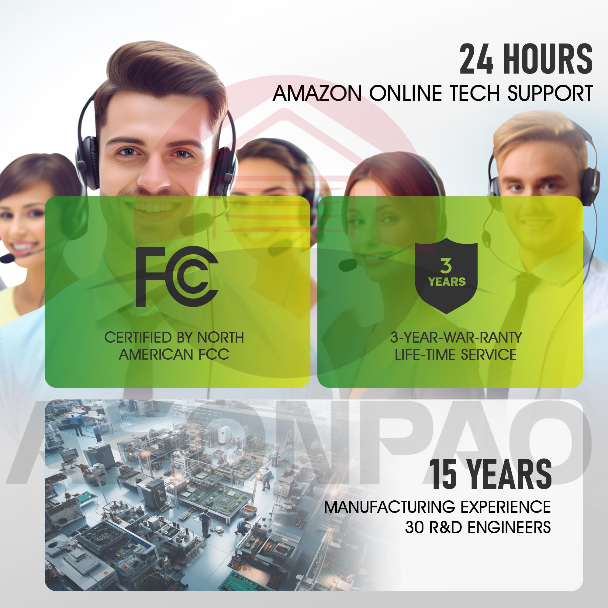 10-year warranty provides long-term protection for the keypad