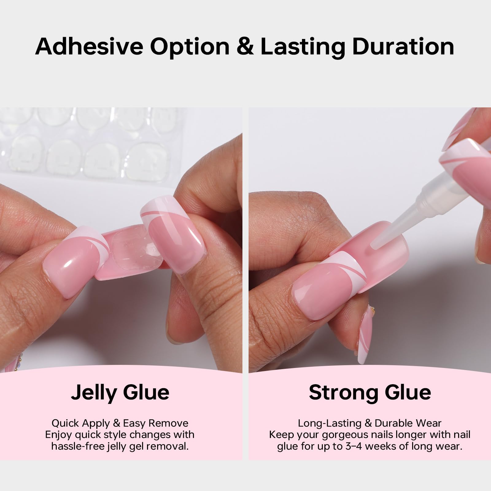 ASONRL alcohol prep pad helps sanitize nails before application for a clean start.