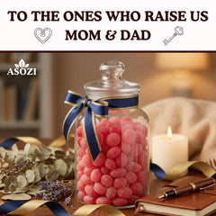 Hand-crafted ASOZI candy with glossy sugar coating
