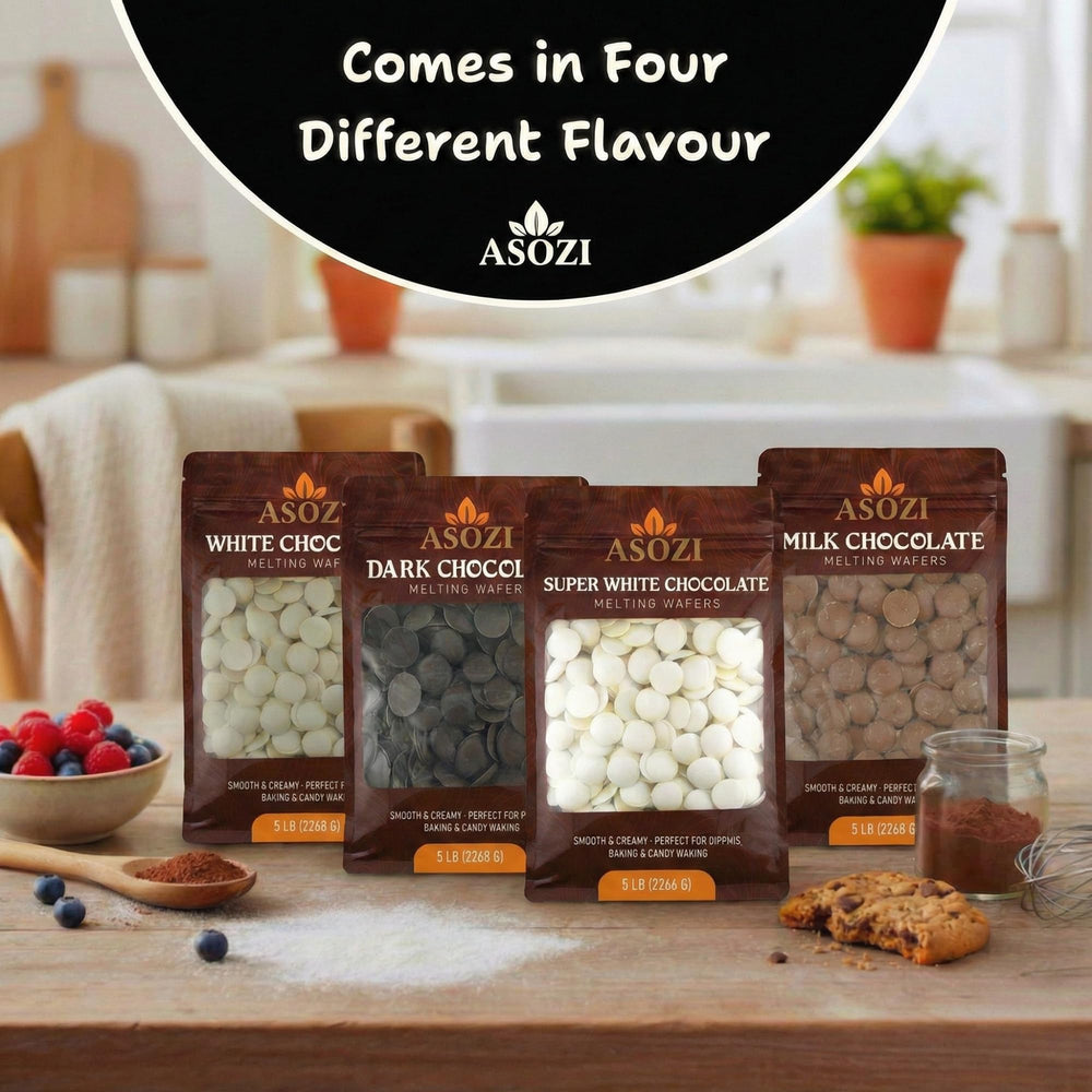 ASOZI wafers for truffles and bark with silky milk flavor