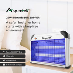 Aspectek 20W indoor bug zapper with UV lamp attracts flying insects