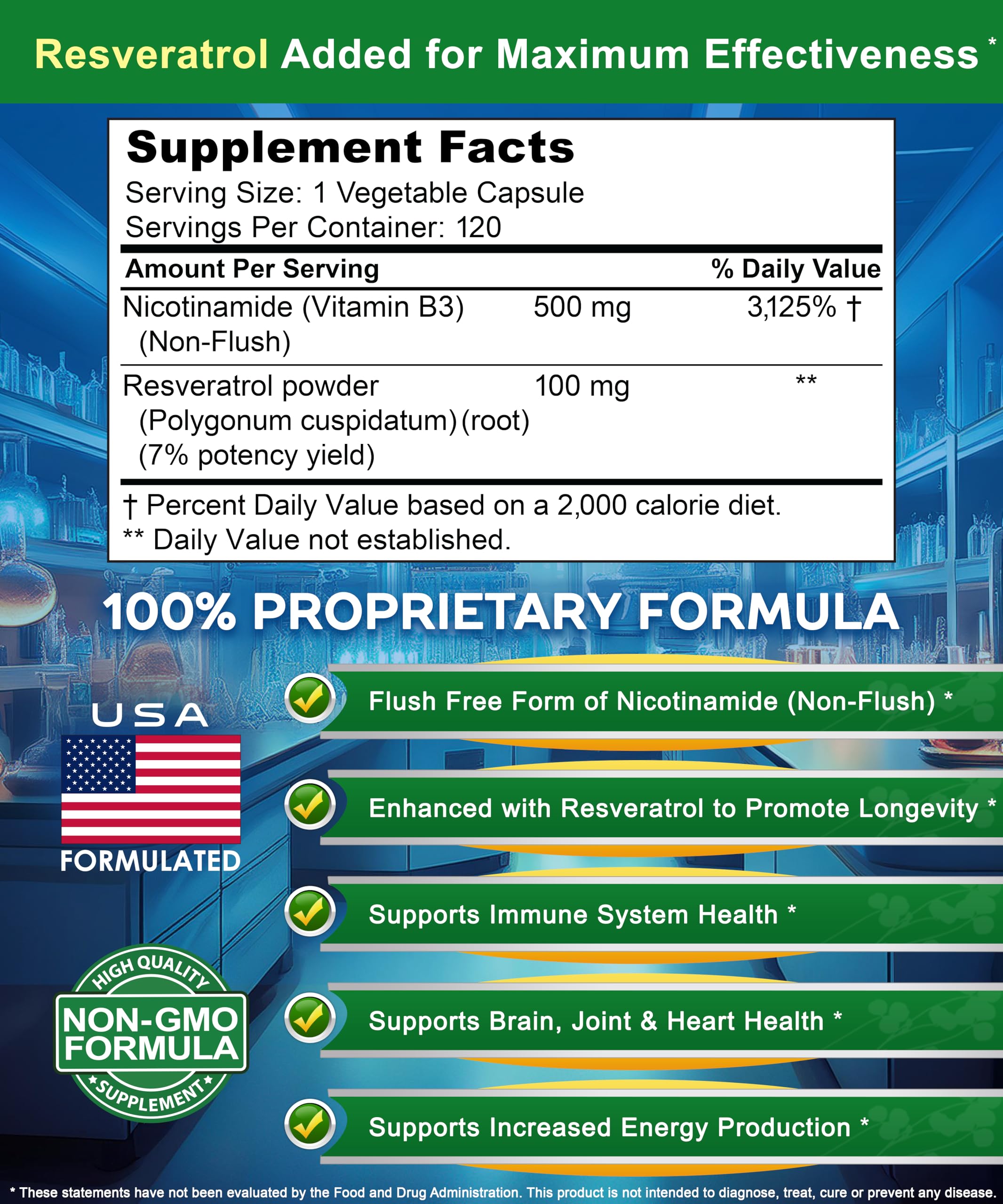 asquared nicotinamide vegan-friendly packaging shown for dietary supplement use
