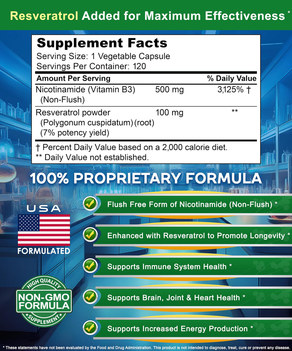 asquared nicotinamide vegan-friendly packaging shown for dietary supplement use
